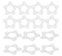 Gadpiparty 100pcs White Balloon Arch Clips - Reusable Flower Balloon Connectors for Party Decorations, Weddings & Events - Strong Hold for Columns, Garlands & Bouquets