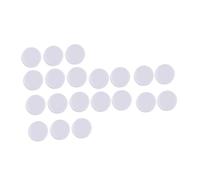 Gadpiparty 100Pcs White Ring Boxes Rattle for Soft Noise Maker Insert Flat Squeaker for Sewing and Pet Entertainment
