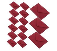 Gadpiparty 100pcs Wine Red Invitation Envelopes Plain Minimalist Shower Wedding Greeting Card Business Mailing Stationery for Postcards Document
