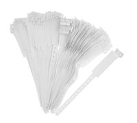 Gadpiparty 100Pcs Wristbands for Medical Identification Patient Id Wristbands for Hospitals Easy to Write Blank Hospital Wrist Bands Secure and Practical Care