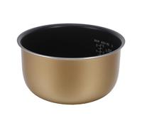 Gadpiparty 101.44oz Non-Stick Aluminum Alloy Rice Cooker Inner Pot Replacement Thickened Cooking Bowl with Balanced Heat Distribution Compatible with Midea Cooker for Stews Porridge Braised