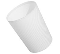 Gadpiparty 10l White Plastic Waste Basket Garbage Can with Large Opening, Design Not Easy to Deform Or Break, for Bathroom, Office, Car, and Hotel Use
