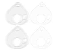 Gadpiparty 10pcs Acrylic Embroidery Thread Holder Floss Winder Boards with Elegant Design, Compact and Portable for DIY Sewing and Craft Cross-Stitch Storage