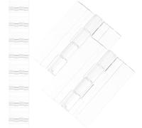 Gadpiparty 10pcs Acrylic Hinges Foldable Design Small Hinges for Wooden Box Cabinet Doors Precision Manufactured Lightweight Suitable for Kitchen Cupboard