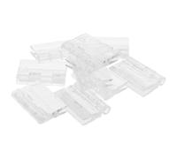 Gadpiparty 10pcs Acrylic Hinges for Cabinet Doors Small Heavy-Duty Hinges for Wooden Boxes Precision Manufactured Lightweight Suitable for Cupboards and Glass Doors