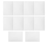 Gadpiparty 10pcs Birth Certificate Sleeves Photo Protector Matte Finish Rigid PVC Sheets Poster Plastic Sleeves Page Sheet Protectors for Wall Decoration and Art Projects