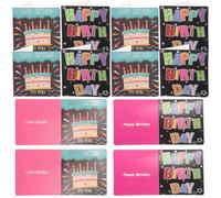 Gadpiparty 10pcs Birthday Cards Set Paper Material Simple Chic Design for Writing and Expressing Blessings for Birthday Celebrations