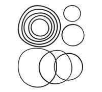 Gadpiparty 10pcs Black Eva Floating Plant Rings 80-200mm Fish Tank Feeding Circles Aquarium Duckweed Holder for Aquatic Plant Cultivation and Fish Tank Decoration