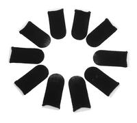 Gadpiparty 10pcs Breathable Gaming Thumb Sleeves for Mobile Phones Elastic Thin Finger Covers with Superconducting Nanofibers for Enhanced Touchscreen Sensitivity and Non-sweat Comfort