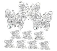 Gadpiparty 10Pcs Butterfly Decorative Patches for Clothes Embroidered Sewing Appliques for Repairing and Decorating Garments Lightweight Compact