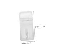 Gadpiparty 10pcs Clear Acrylic Mini Hinge Latch Transparent Buckle for Jewelry Boxes Pet Doors Safety Lock Sleek Modern Design Multipurpose Storage Accessory
