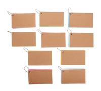 Gadpiparty 10pcs Colored Ruled Index Cards with Ring Double-Sided Lined Flashcards for Studying Exam Revision Note Taking and Daily Organization with Premium Paper