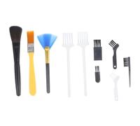 Gadpiparty 10pcs Computer Cleaning Brush Kit with Soft Plastic Bristles for Notebooks and Machines, Easy to Store, for Offices and Internet Cafes, Effective Dust Removal and Electronic Random Color