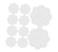 Gadpiparty 10pcs Crafting Mesh Sheets Plastic Mesh Sheets for Crochet Knitting Versatile Shapely DIY Projects Made Easy