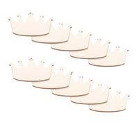 Gadpiparty 10Pcs Crown Pendants for Jewelry Making Crown Charms for Bracelets Necklaces and Decorative Crafts for Friends and Family