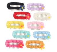 Gadpiparty 10pcs Dog Hairpins Lightweight Pet Hair Barrettes for Grooming Cute Cartoon Small Accessories for Puppies Kittens Cats Comfortable Multipurpose Clips for Stylish Pet Styling and