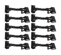 Gadpiparty 10pcs Double Sided Clip Plastic Clips for Price Tag Holding Sign Holder Double Ended Design for Model Painting Drawing Holder for Retail Shelf Display