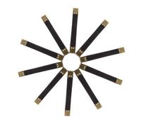 Gadpiparty 10Pcs Handbag Flex Frame Durable Purse Clasp Hinges for DIY Craft Bags Canvas Leather Sewing Accessories