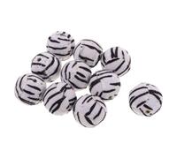 Gadpiparty 10pcs Interactive Leopard Print Fabric Cat and Dog, Chewing Resistant Knitted Balls for Indoor Play the Go, for Kittens and Small Pets