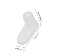 Gadpiparty 10pcs Jack Ball Pressing Sheet Plastic White Anti-wear Part for Horizontal Jack Direction Joint and One-way Pressure Relief Valve Repair