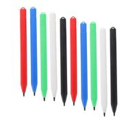 Gadpiparty 10pcs Lcd Writing Pad Stylus Pens for Tablet Doodle Board Painting Brush Red Blue Green White