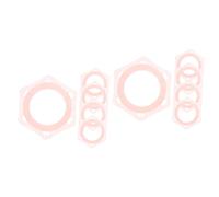 Gadpiparty 10pcs Microphone Protection Ring Non-slip Holder for Microphones Six-corner Design Prevent Mic Falls for Home Studio Live Performances