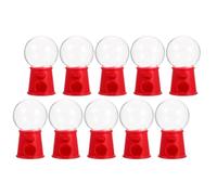 Gadpiparty 10pcs Mini Candy Catchers Plastic round Red Plaything