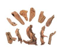 Gadpiparty 10pcs Natural Driftwood Aquarium Decorations for Fish Tank Landscape, Wood Material, Not Polluting Water Quality, for Tabletop Decoration