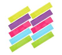 Gadpiparty 10pcs Non-magnetic Sentence Strips for Classroom Four-grid Three-line Dry Erase Writing Cards Colored Reusable Blank Strips for Teachers Students Office Organization and
