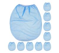 Gadpiparty 10pcs Paint Strainer Bags Fine Mesh Filter Bags with Elastic Drawstring for 1 Gallon Buckets Polyester Material High Precision Filtration Suitable for Oil Paint in Gardening