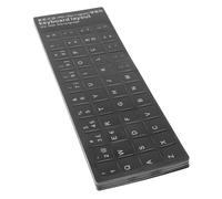 Gadpiparty 10pcs Portuguese Language Keyboard Stickers for Laptop Desktop Frosted Black Background with White Letters Computer Protector for Students and Language Learners