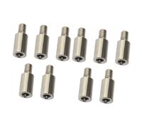 Gadpiparty 10pcs Scrapbook Extension Posts Plated Binding Screws for Photo Album Easy Assembly Replacement Tools for Craft Decoration