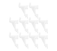Gadpiparty 10pcs Shelf Clips for Refrigerator Easy to Install Cooler Shelf Support Fridge Clip Hooks for Organizing Storage Home and Kitchen