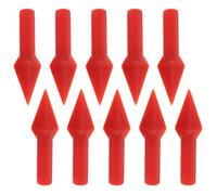 Gadpiparty 10pcs Silicone Archery Arrowhead Replacements with Supple Broad Heads for Safety and Boosting Accuracy, Suitable for Casual Practice and Beginners in Outdoor Archery Sports