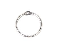 Gadpiparty 10pcs Silver Plated Articulated Album Rings for Scrapbooks Notebooks Calendars Buckle Rings for DIY Photo Albums and Craft Projects