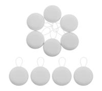 Gadpiparty 10pcs Small Ear Bud Case for Earbuds, round Abs Hard Shell Protective Cover with Dropproof Durability and Easy to Clean Surface, Portable Travel and Home Storage Organizer