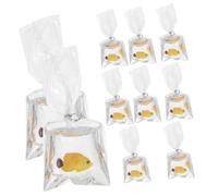 Gadpiparty 10Pcs Small Fish Bag Resin Charms for Jewelry Making Adorable Multi Use DIY Pendants for Bracelet and Necklace Crafts for Friends and Loved Ones