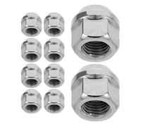 Gadpiparty 10pcs Steel Trailer Lug Nuts Open End Acorn Lug Nuts for Wheel Studs and Tire Easy Installation Versatile Application for Vehicle Maintenance on The Go Use