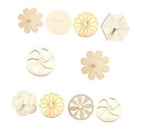 Gadpiparty 10pcs Unfinished Wooden Gyroscope for DIY Painting Plaything for Creativity and Fine Motor Skills Development Safe Premium Wood Material Fun Spinner for Boys