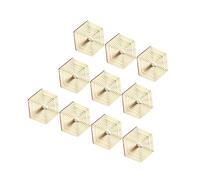 Gadpiparty 10Pcs Unfinished Wooden Gyroscope for DIY Painting Plaything Hexagon Shape Safe Material Enhances Creativity and Motor Skills