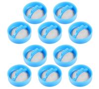 Gadpiparty 10pcs Washing Machine Inlet Valve Screen Filter, Stainless Steel Automatic Washing Machine Accessories Blue Colour, Easy to Maintain and Filters out Impurities for Efficient Water
