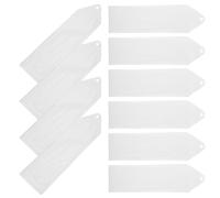 Gadpiparty 10pcs Waterproof PVC Bookmark Covers with Hole Punch Design, Convenient Bookmark Organizer Sleeves for Office and School Use
