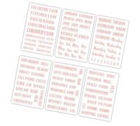 Gadpiparty 117pcs Cash Envelope Labels Budget Stickers 5.89x3.93x0.04in Sturdy Practical PVC Adhesive Sticker Material Creative Font Design Rose Gold Classic Colors Unique Black Font