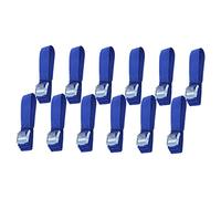 Gadpiparty 12 Pcs Cargo Tie Down Straps with Cam Buckle Durable Lashing Straps for Securing Luggage Kayaks and Paddle Boards for Travel and High Load Conditions