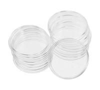 Gadpiparty 12pcs Acrylic Coin Display Holder Box 40mm Diameter Easy to Open Protection for Collectors
