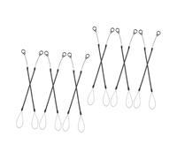 Gadpiparty 12pcs Anti-lost Spring Rope for Stylus Pen, Elastic Lanyard with Adjustable Length, Portable Holder for Touchscreen Writing Boards and Counters, Phone Lanyard White