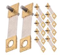 Gadpiparty 12pcs Clock Pendulum Suspension Springs Metal Replacement for Grandfather Clock Kit Wall and Mantelpiece Repair Accessories