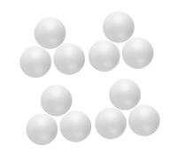 Gadpiparty 12pcs Foam Craft Balls for Safe Durable Polystyrene Spheres for DIY Crafts School Projects Christmas Decorations Lightweight and Multipurpose Solid Circles