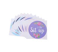 Gadpiparty 12pcs Infant Monthly Milestone Stickers for Newborns Flower Pattern Design Baby Growth Tracking for Photography and Memory Keeping