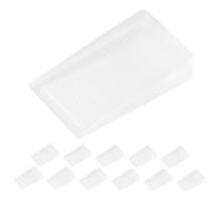 Gadpiparty 12PCS PVC Furniture Leveling Shims Wedges for Uneven Floors Anti-Slip Table Shims Protect Floors Enhance Stability for Hot Tub Toilets Appliances